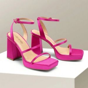 DREAMPAIRS (SHEIN) platform chunky heel sandals